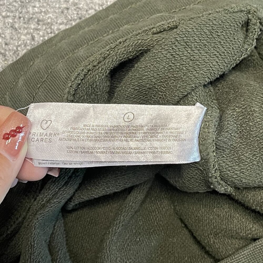 The Stronghold Olive Green Cotton Blend Lounge Pants Joggers L - Picture 4 of 11